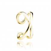 Cercel ear cuff argint placat cu aur galben DiAmanti Z1879UG-DIA